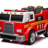 PREORDER 24V Fire Truck 2-Seater Ride On Kids Car with Remote Control