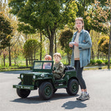 24V Army Truck 3 Seater DELUXE Kids Ride On Car with Remote Control