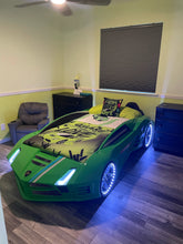 Load image into Gallery viewer, Ferrari Style Race Car Bed (Moon Luxury)