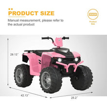 Load image into Gallery viewer, 12V ATV Kids RIde On Car (Age 3 to 7)