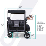 Wonderfold W4 Luxe Quad Stroller Wagon FREE SHIPPING!