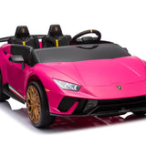 2025 Lamborghini Huracan 24V 2 Seater DELUXE Kids Ride On Car with Remote Control