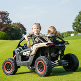 2025 2X24V CAN AM MAVERICK 4X4 2 Seater DELUXE Kids Ride On Car with Remote Control