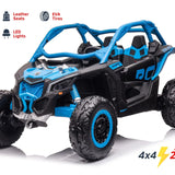 2025 2X24V CAN AM MAVERICK 4X4 2 Seater DELUXE Kids Ride On Car with Remote Control