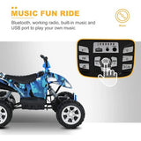 2025 24V Off-Road 4X4 Kids Ride On ATV For Age 3 to 8