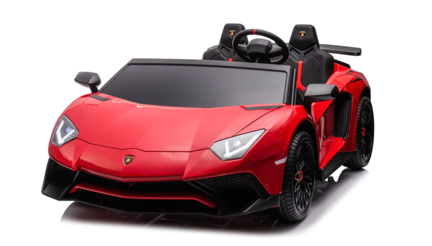 PREORDER 2025 24V Lamborghini Aventador 2 Seater Ride on Car FOR ADULTS OR KIDS with Brushless Motor