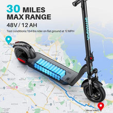 Load image into Gallery viewer, SMOOSAT Electric Scooter 30 KM/H Top Speed, Range up to 50KM