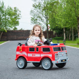 2025 Fire Truck 12V DELUXE Kids Ride On Car with Remote Control