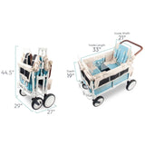 WONDERFOLD VW4 Volkswagen Stroller Wagon (Up to 4 Kids) FREE SHIPPING