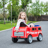 2025 Fire Truck 12V DELUXE Kids Ride On Car with Remote Control