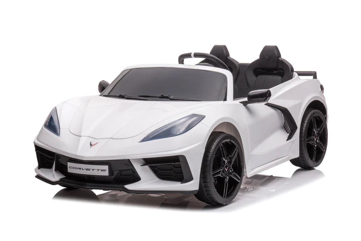 2025 24V Chevrolet Corvette C8 2 Seater DELUXE EDITION Kids Ride on Car with Remote Control