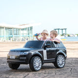 2025 Range Rover HSE 2 Seater 24V Kids Ride On Car With Remote Control DELUXE MODEL WITH LEATHER SEATS AND RUBBER TIRES