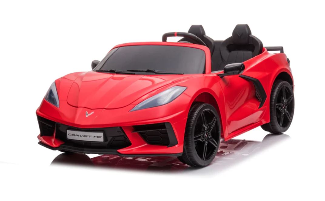 2025 24V Chevrolet Corvette C8 2 Seater DELUXE EDITION Kids Ride on Car with Remote Control