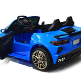 2025 24V Chevrolet Corvette C8 2 Seater DELUXE EDITION Kids Ride on Car with Remote Control