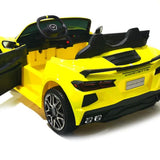 2025 24V Chevrolet Corvette C8 2 Seater DELUXE EDITION Kids Ride on Car with Remote Control