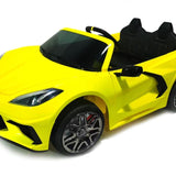 2025 24V Chevrolet Corvette C8 2 Seater DELUXE EDITION Kids Ride on Car with Remote Control